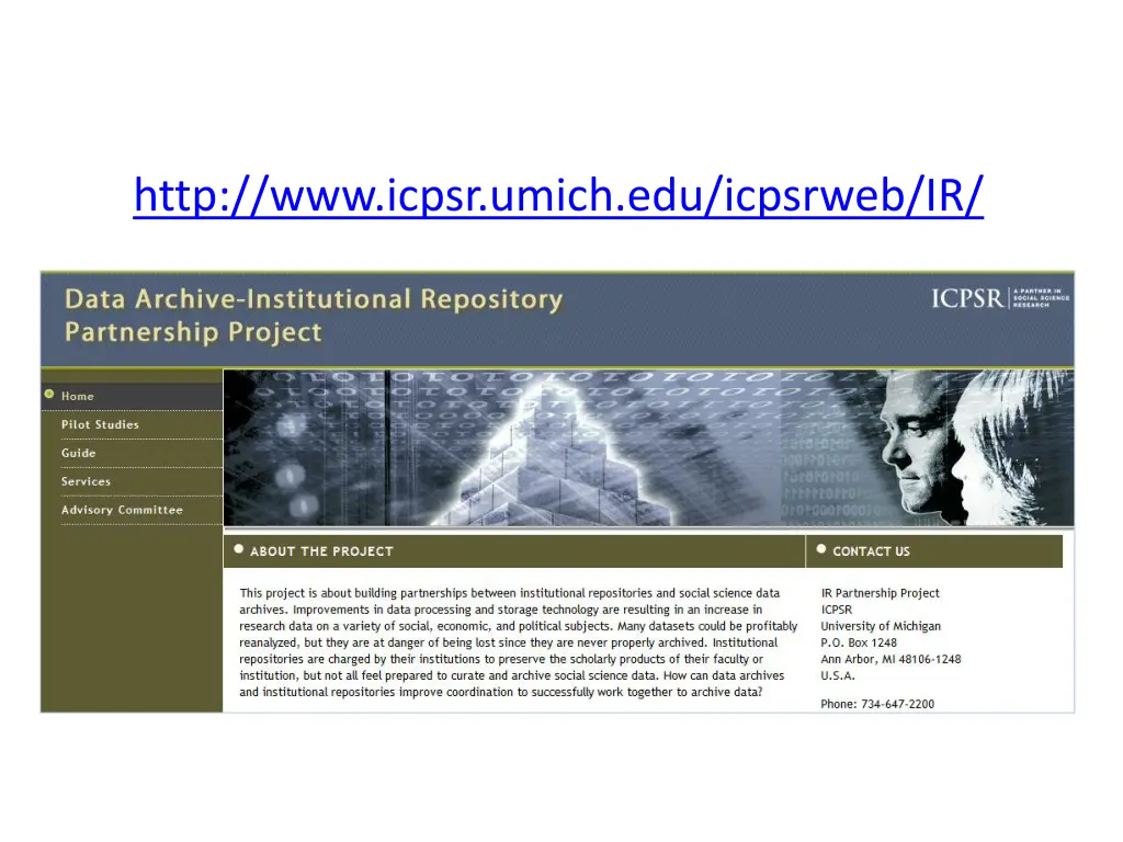 http www icpsr umich edu icpsrweb ir