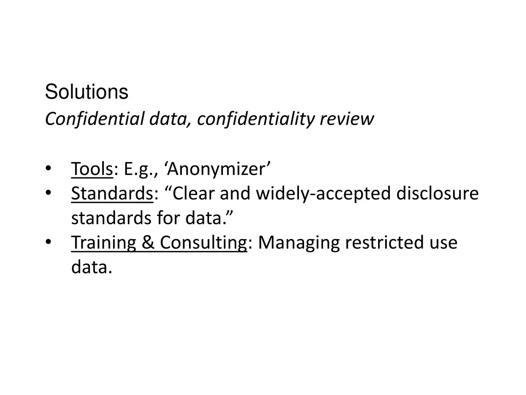 solutions confidential data confidentiality review