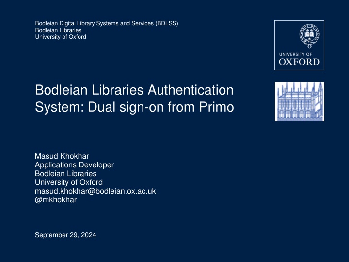 bodleian digital library systems and services