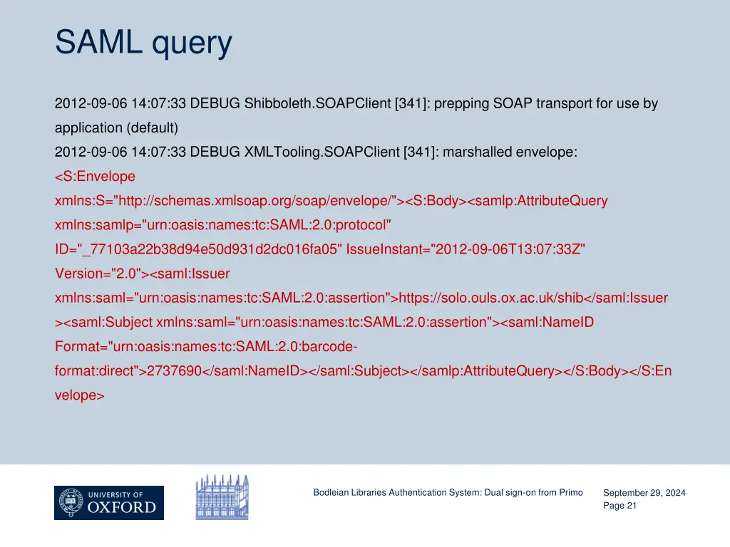 saml query