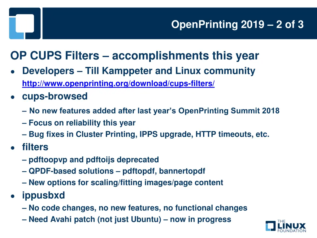 openprinting 2019 2 of 3