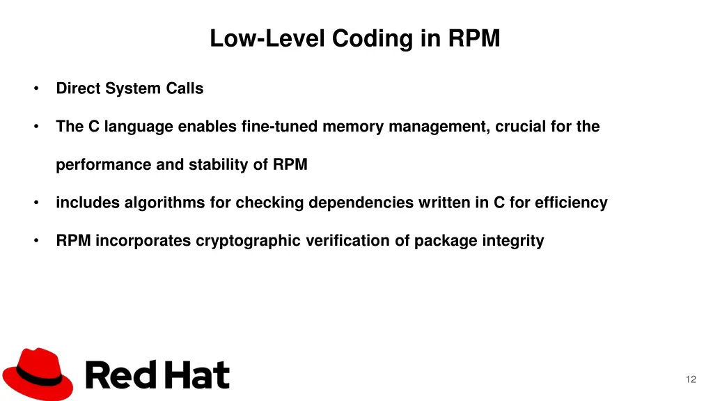 low level coding in rpm