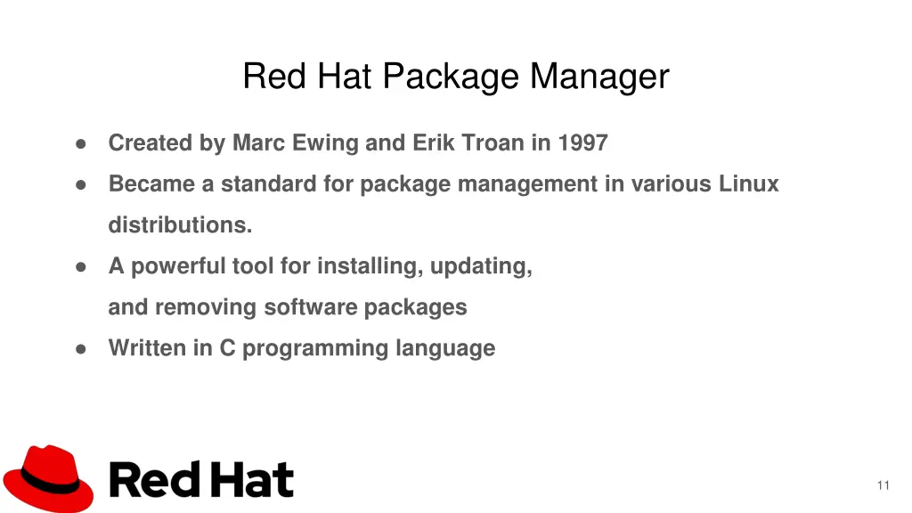 red hat package manager