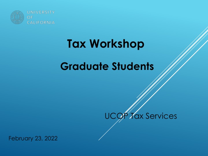 tax workshop