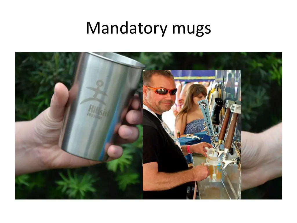 mandatory mugs