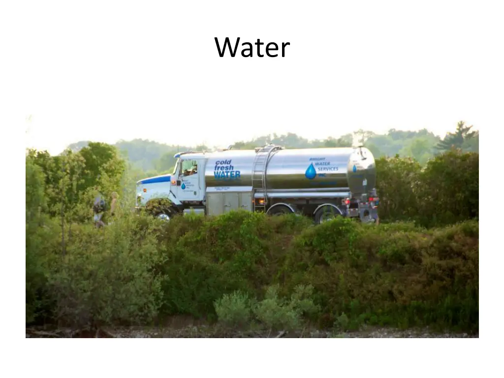 water