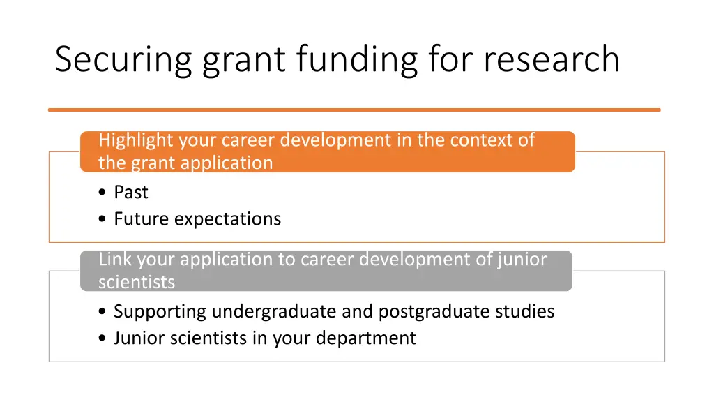 securing grant funding for research 2