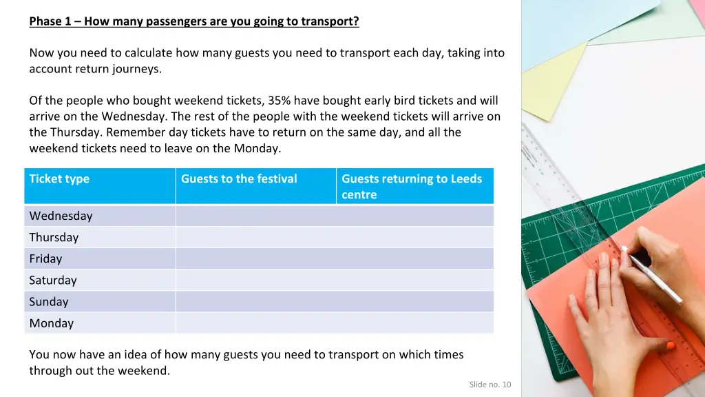 phase 1 how many passengers are you going 2