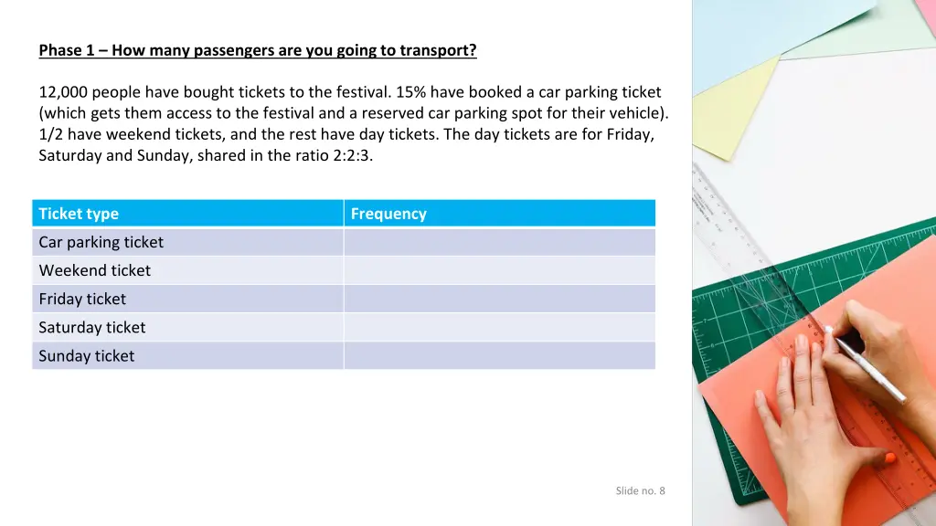 phase 1 how many passengers are you going