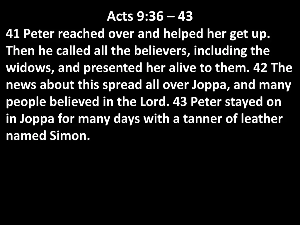 acts 9 36 43 2