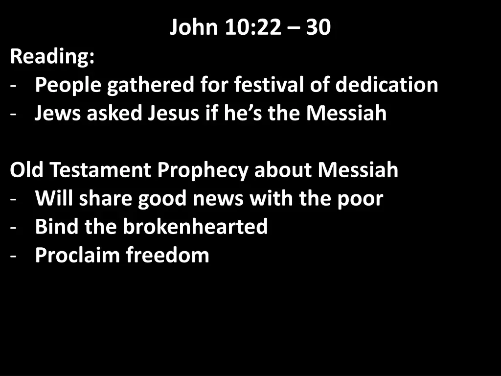 john 10 22 30 8