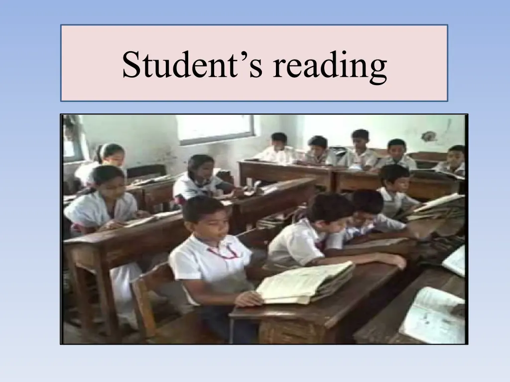 student s reading