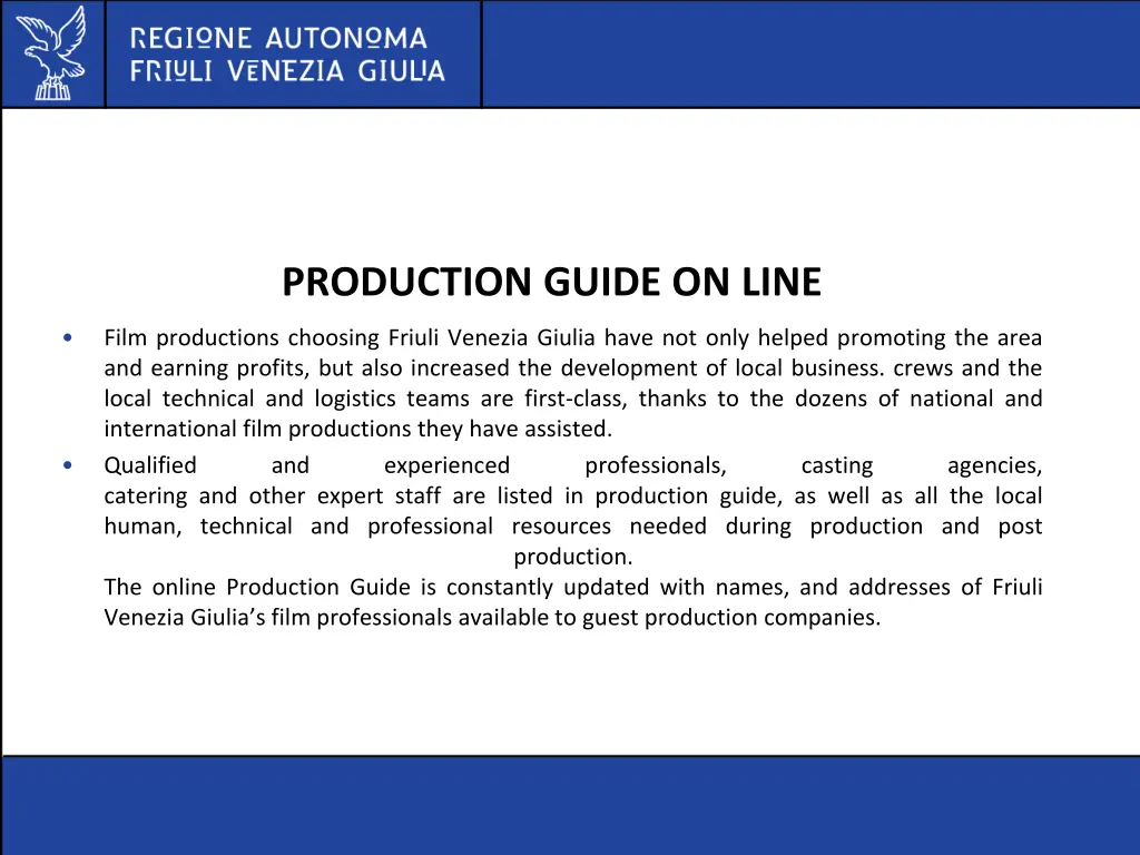 production guide on line 1