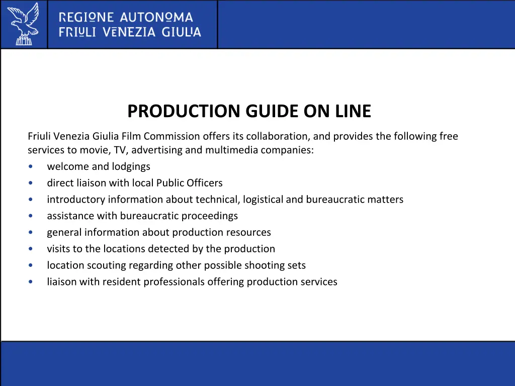 production guide on line