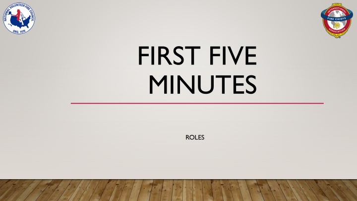 first five minutes