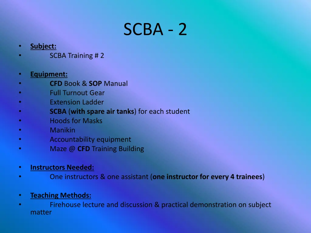 scba 2