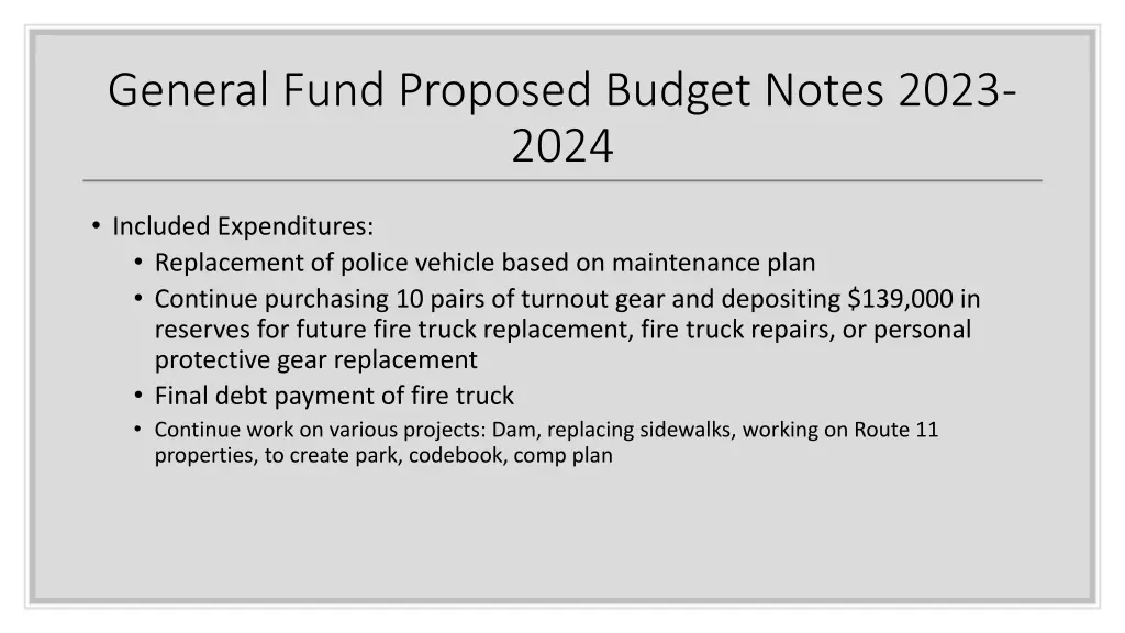 general fund proposed budget notes 2023 2024 1