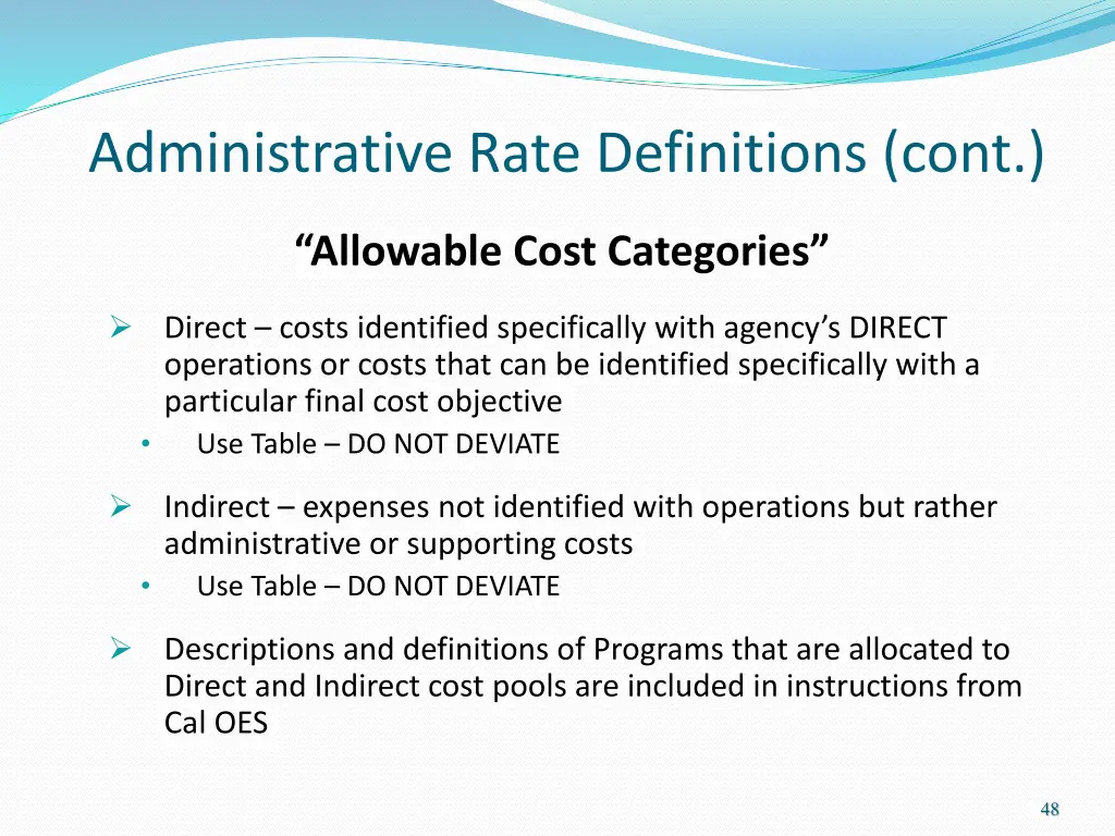 administrative rate definitions cont 1