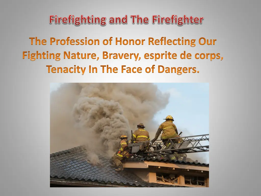 the profession of honor reflecting our fighting