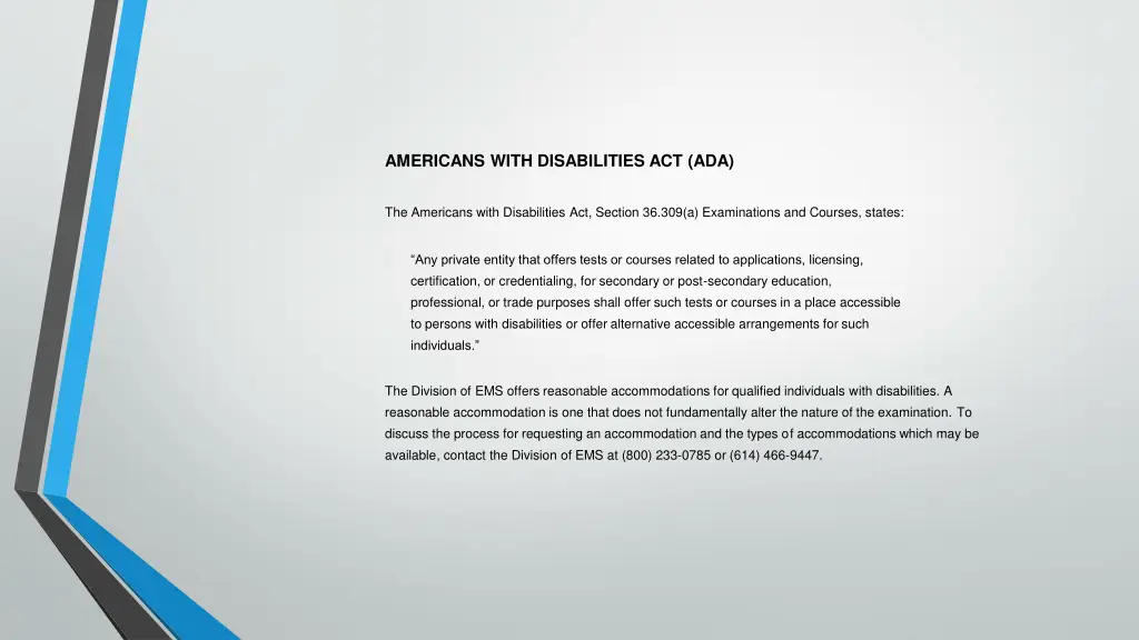 americans with disabilities act ada