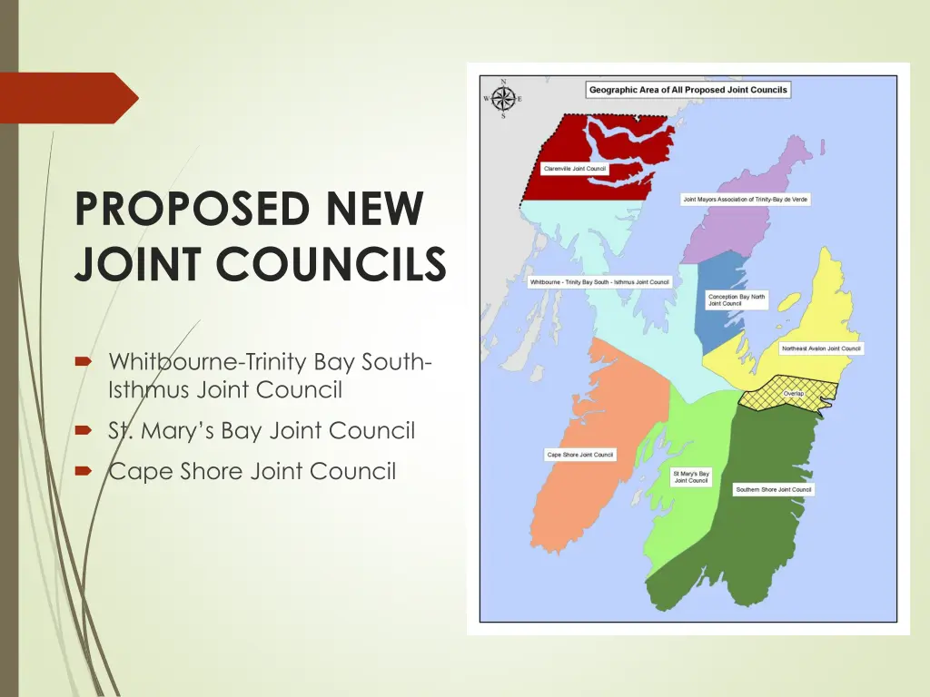 proposed new joint councils