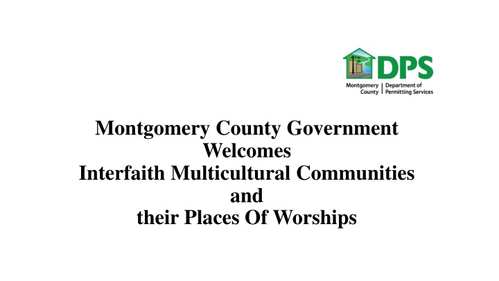 montgomery county government welcomes interfaith