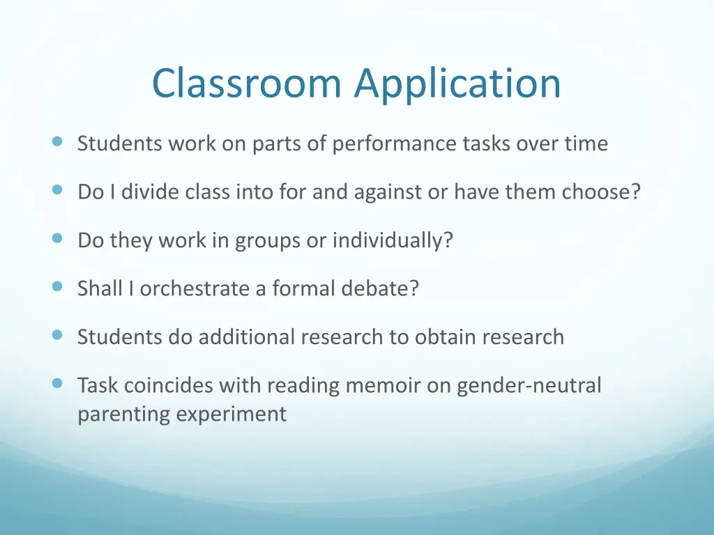 classroom application