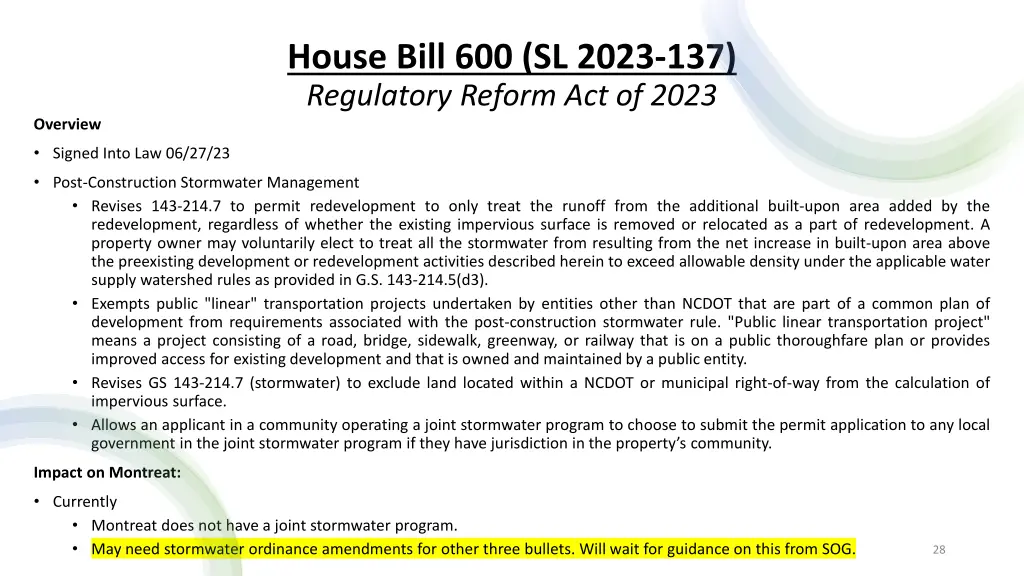 house bill 600 sl 2023 137 regulatory reform