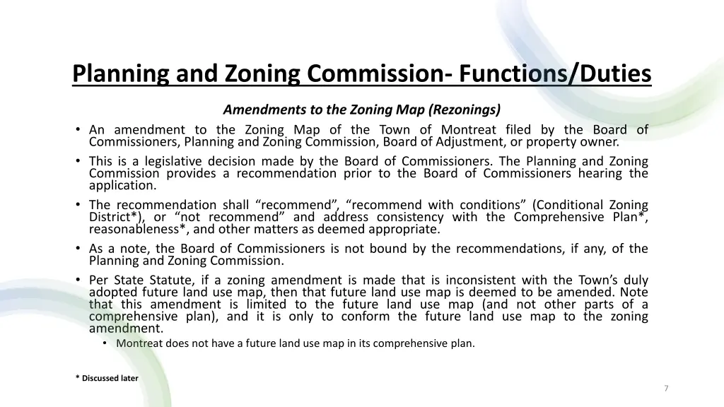 planning and zoning commission functions duties 2