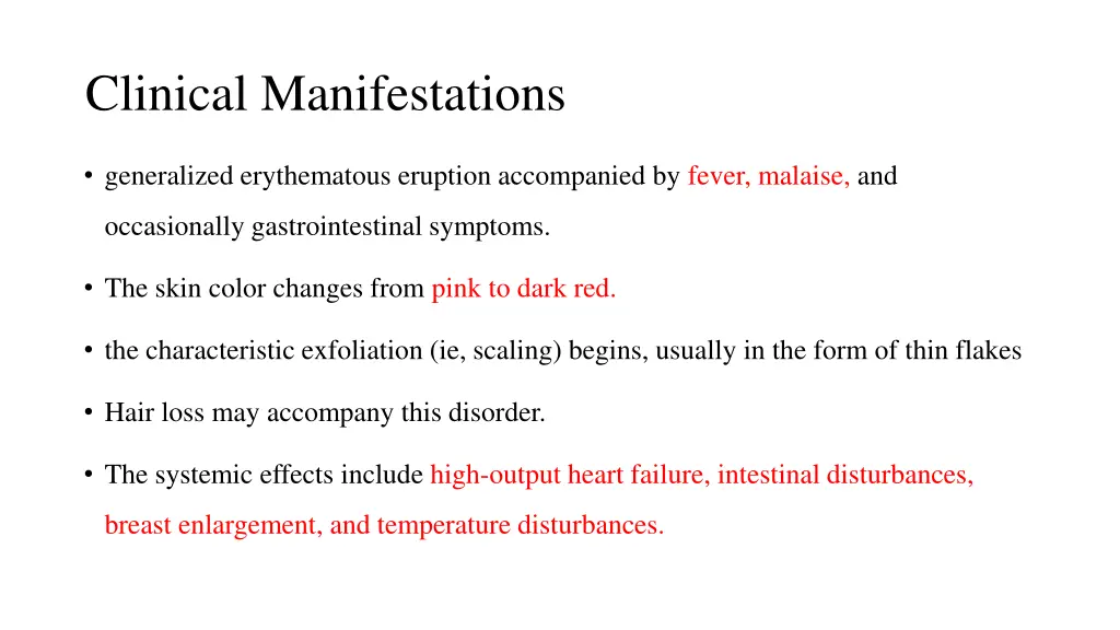 clinical manifestations 3