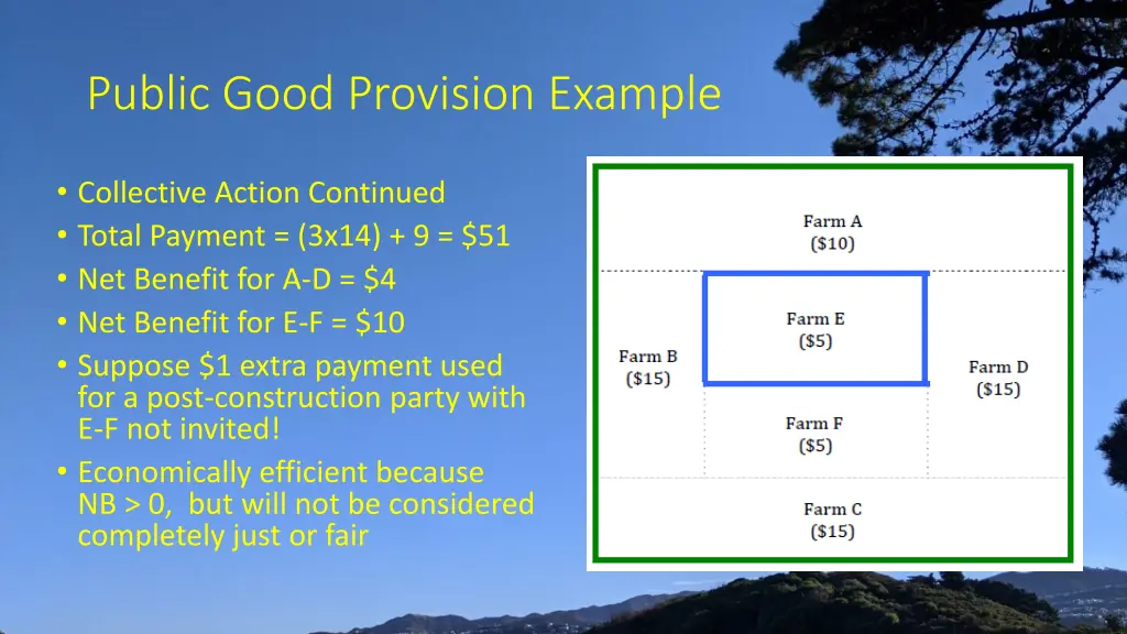 public good provision example 5