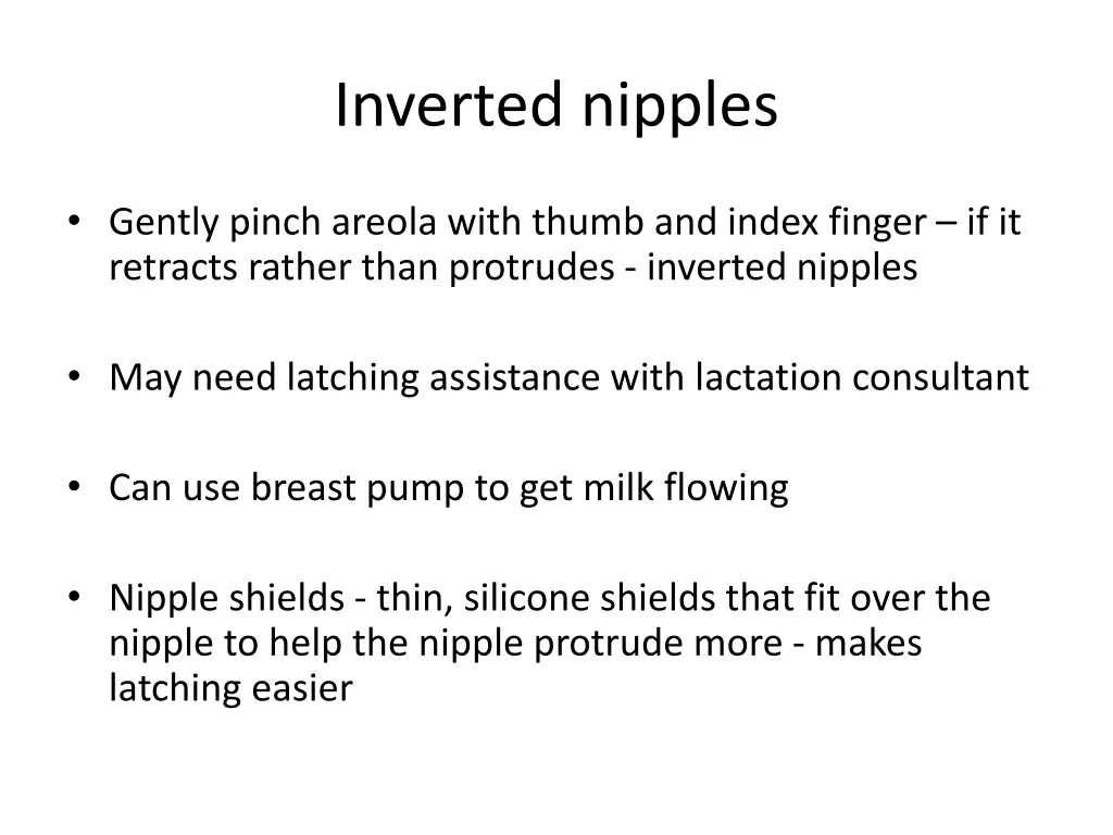 inverted nipples