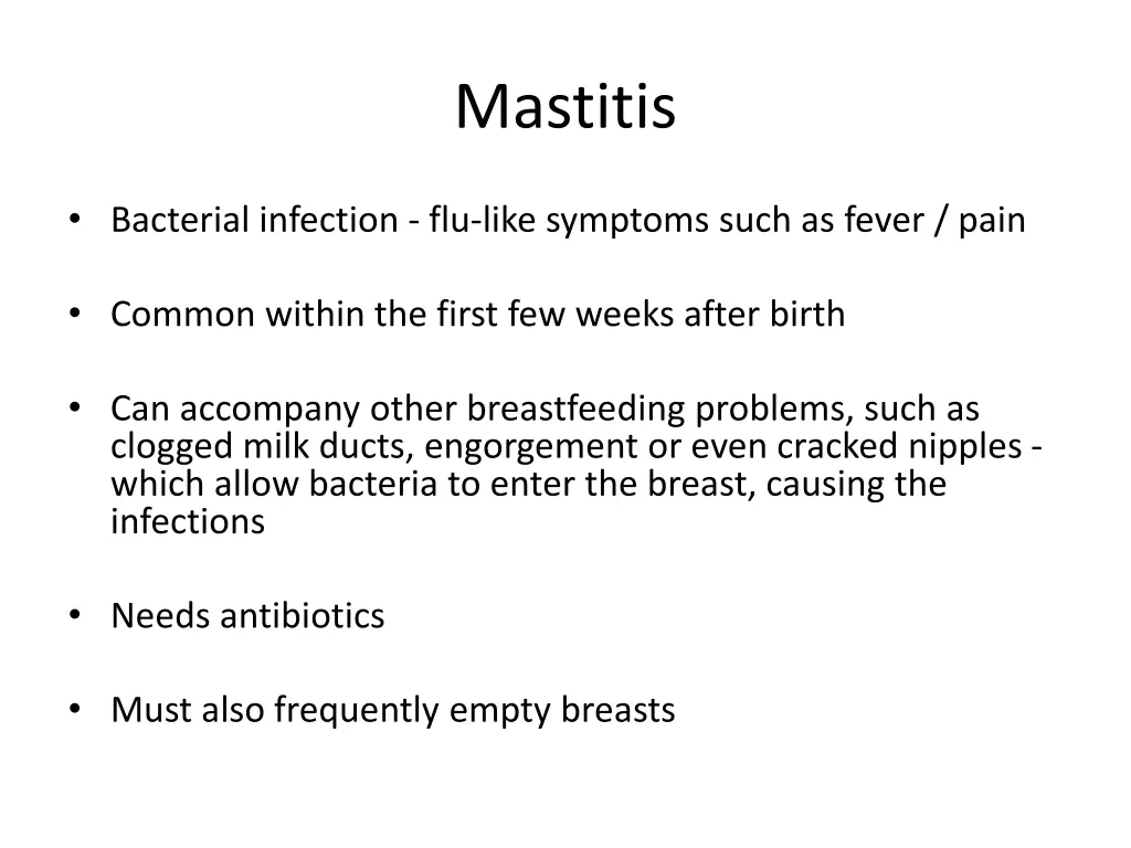 mastitis