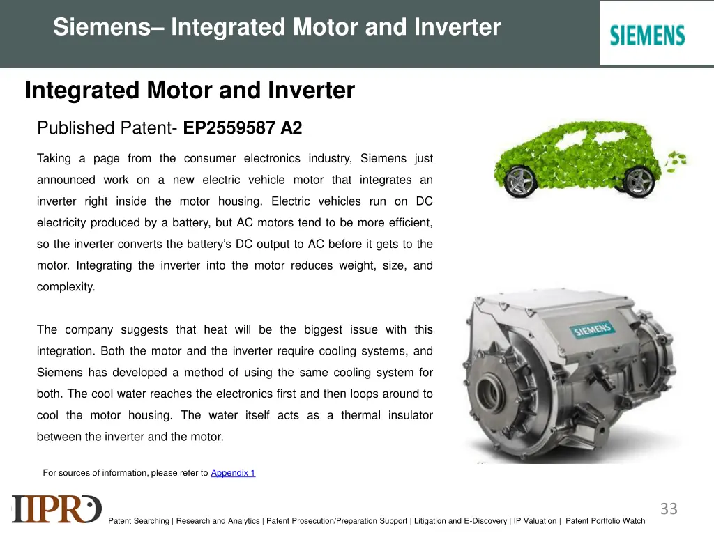 siemens integrated motor and inverter