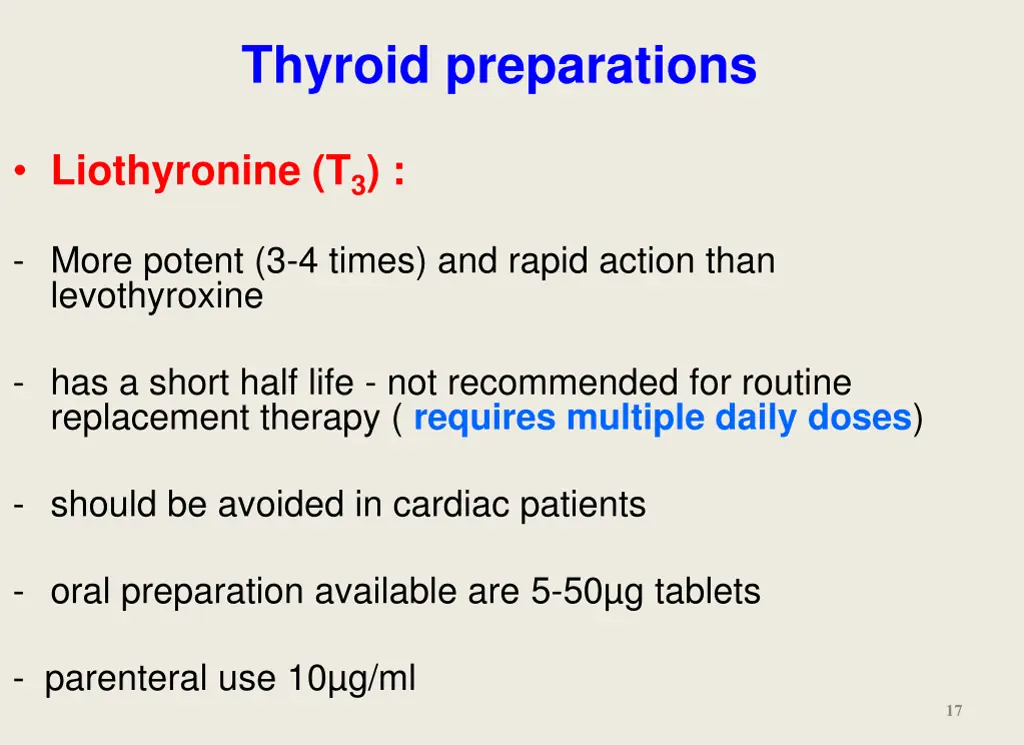 thyroid preparations 2