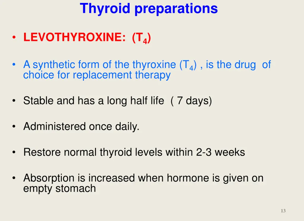 thyroid preparations