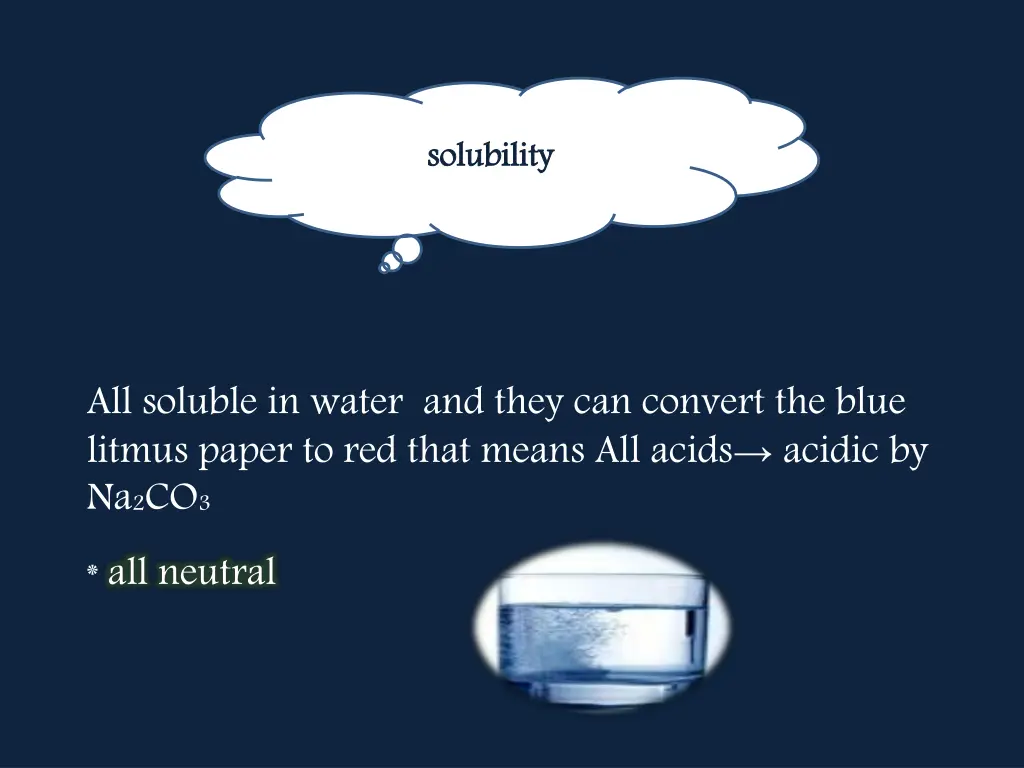 solubility