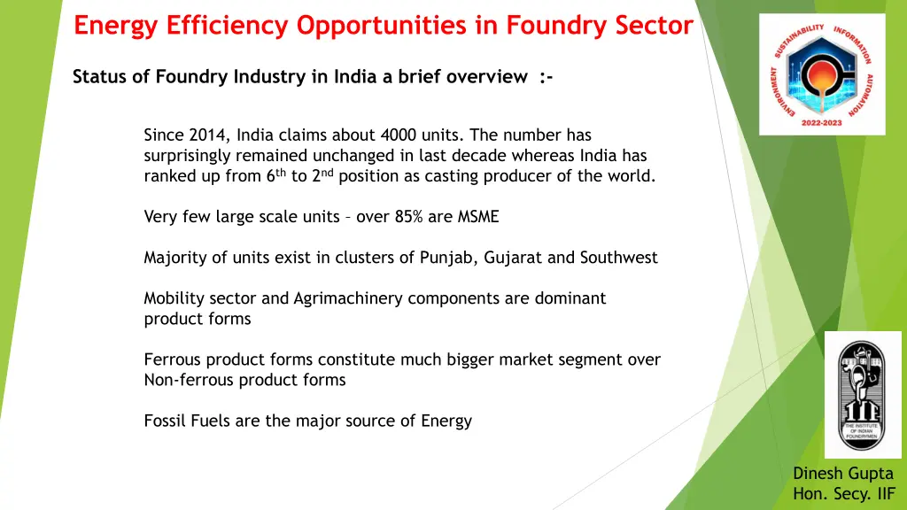 energy efficiency opportunities in foundry sector 2