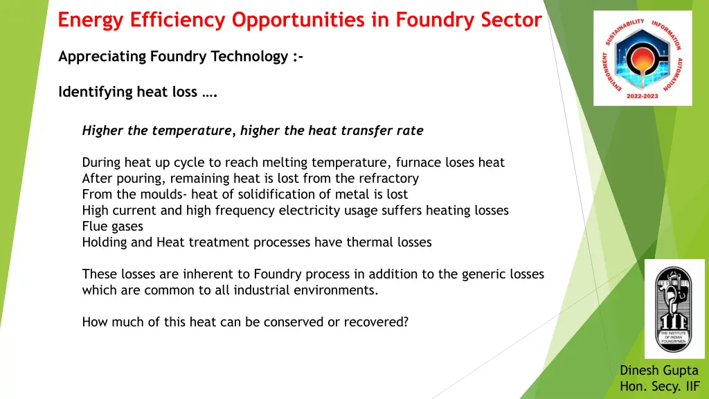 energy efficiency opportunities in foundry sector 6