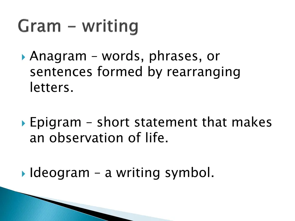 anagram words phrases or sentences formed