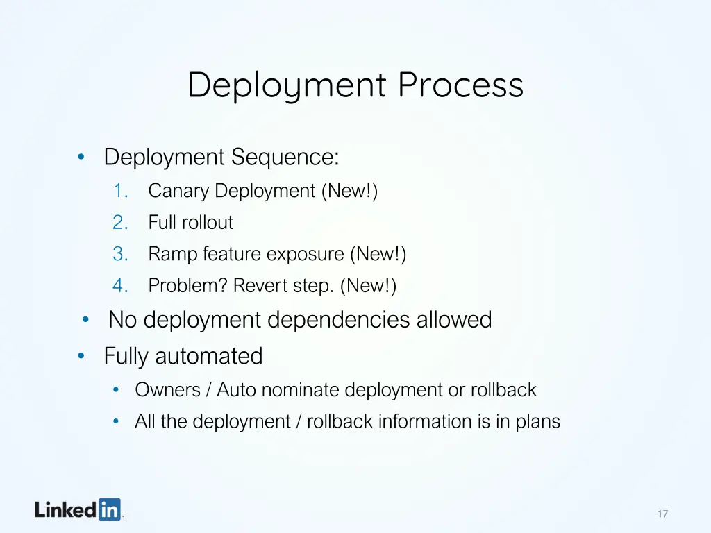 deployment process