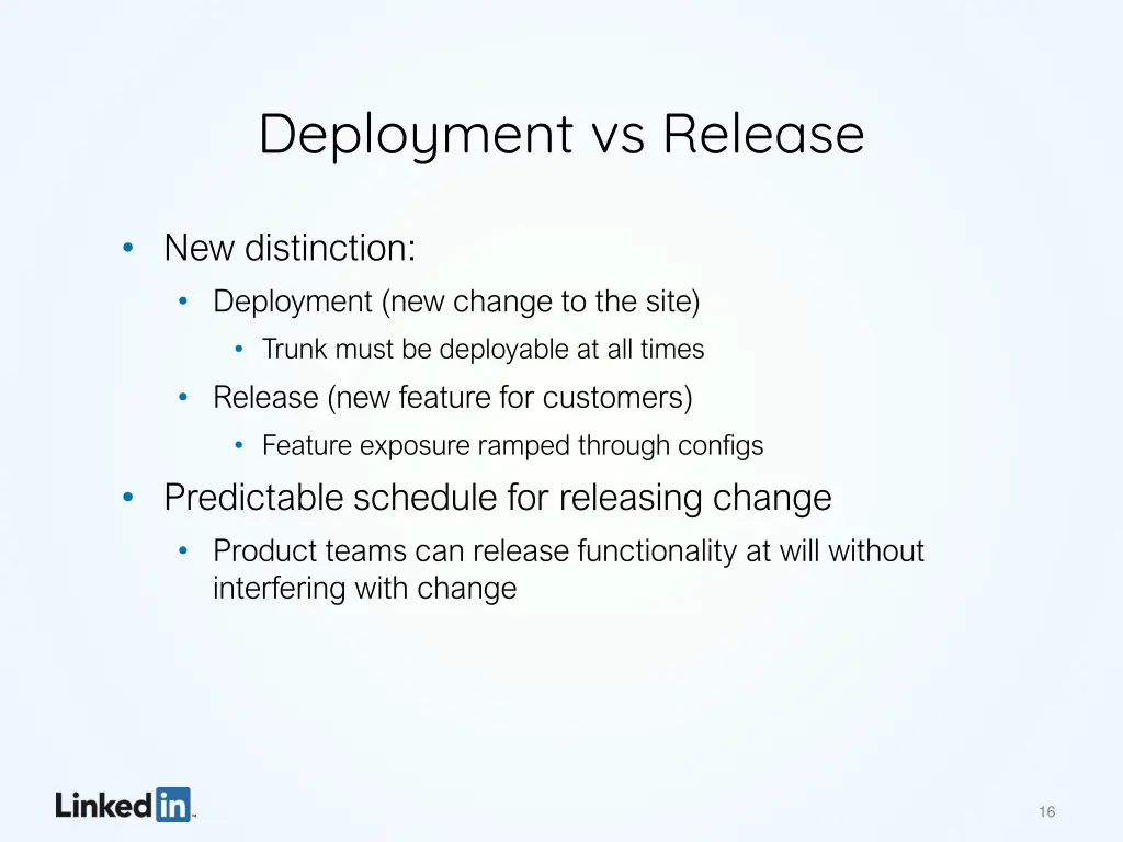 deployment vs release