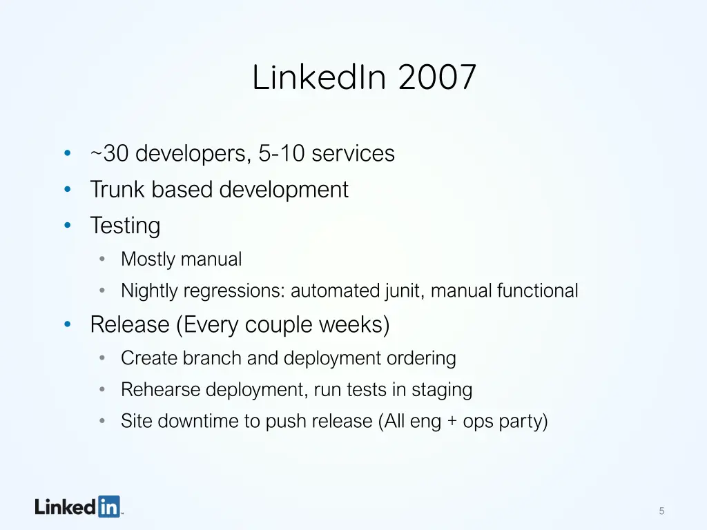 linkedin 2007