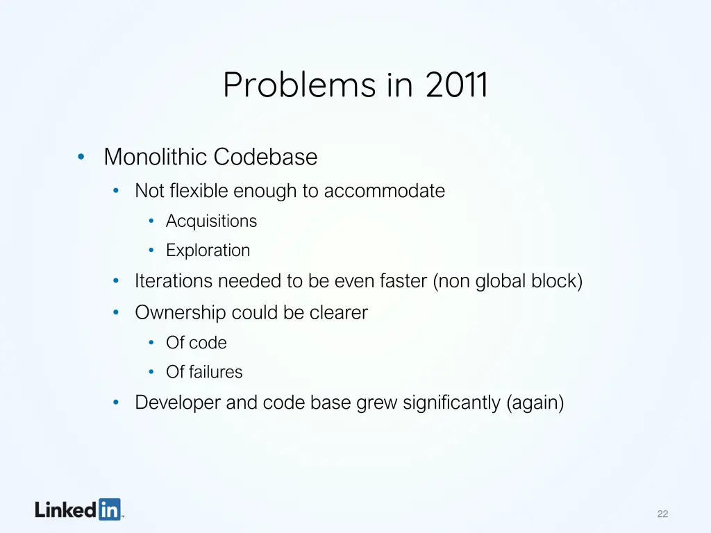 problems in 2011