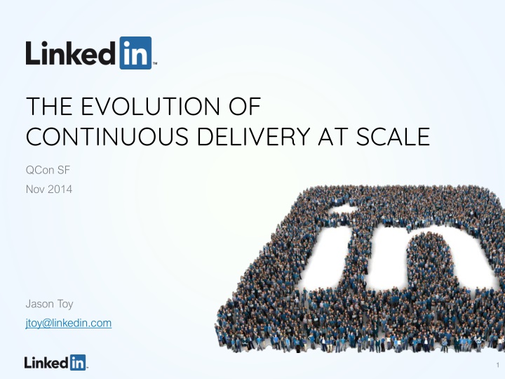 the evolution of continuous delivery at scale