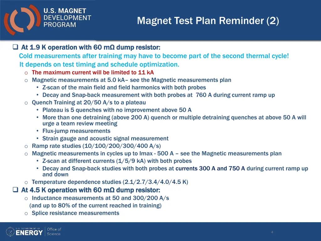 magnet test plan reminder 2