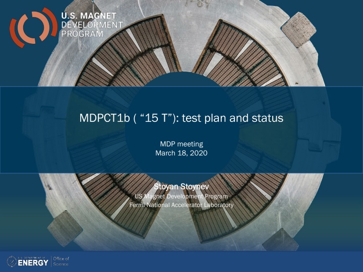 mdpct1b 15 t test plan and status