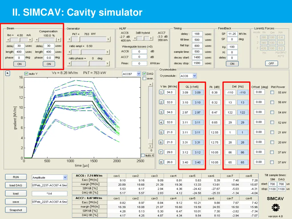 ii simcav cavity simulator 1