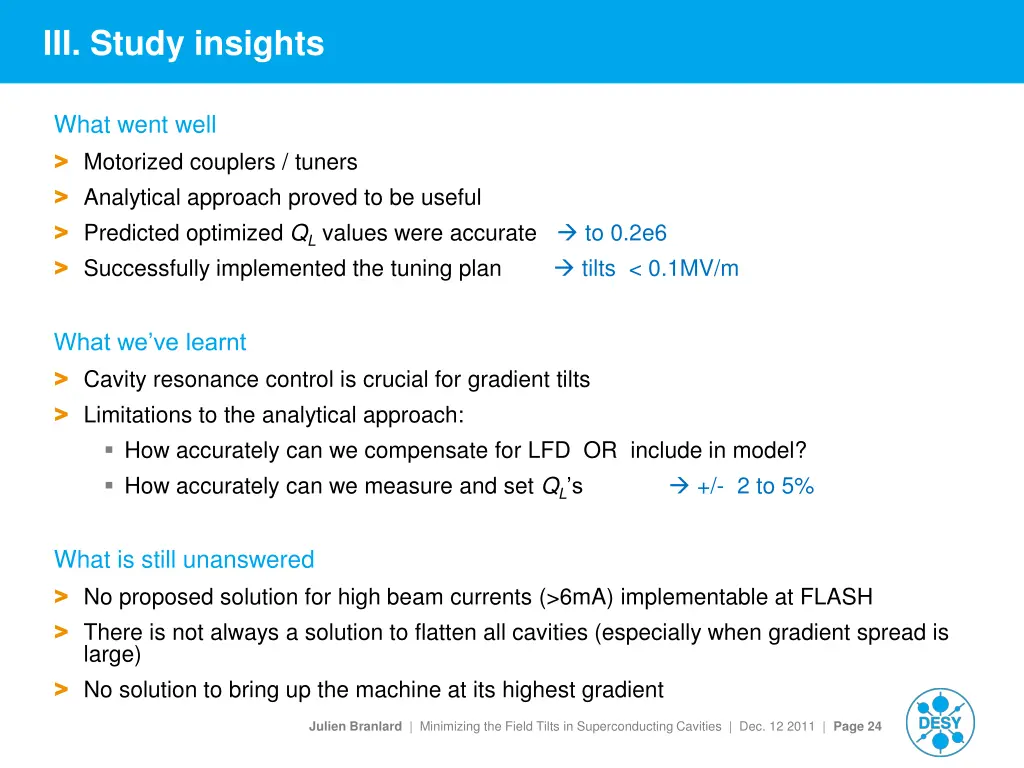 iii study insights