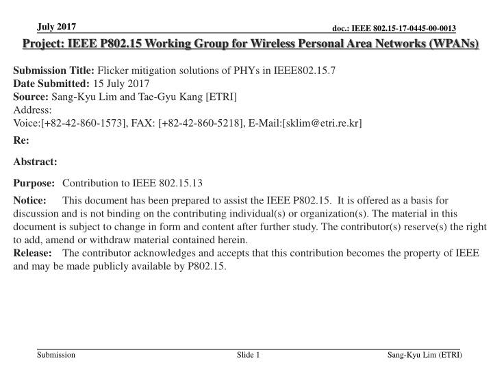 july 2017 project ieee p802 15 working group